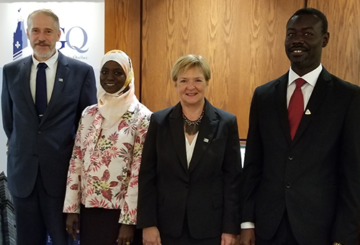 Zeynab Mbengue and Abdoulaye Seck