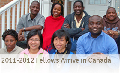 2011-2012 Fellows Arrive in Canada