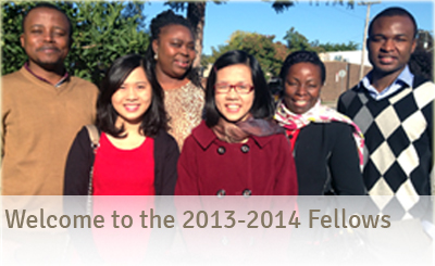 CCAF Welcomes 2013-2014 International Fellows