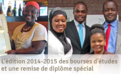 L'édition 2014-2015 des bourses d'études et une remise de diplôme spécial