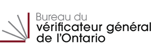 Ontario – Bureau du vérificateur général